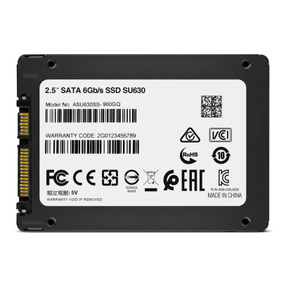 SSD накопитель ADATA Ultimate SU630 960Gb 2.5" SATA III (ASU630SS-960GQ-R)