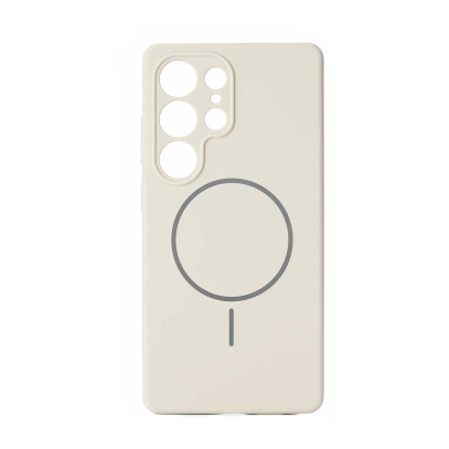 Чехол для Samsung S25 Ultra с MagSafe Beats Caseч Белый