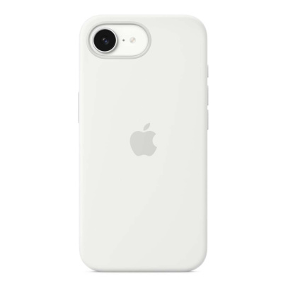 Чехол для iPhone 16e Silicone Case White, белый