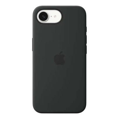 Чехол для iPhone 16e 6,1" Silicone Case Black, чёрный