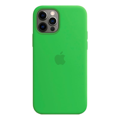 Чехол Silicone Case для Apple iPhone 12 Pro Max Green, зеленый