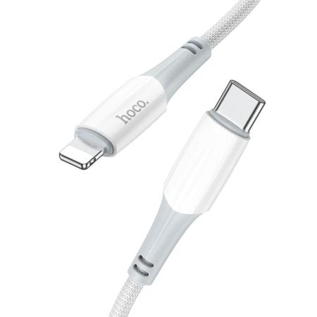 Кабель hoco. Fast charging data cable разъем Type-C – Lightning, 1 м (X70) Белый