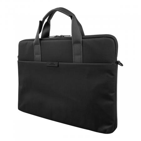 Сумка UNIQ для ноутбуков 16" Stockholm Nylon Messenger bag (STOCKHOLM(16)-MNBLACK) Черный