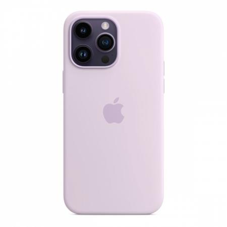 Чехол Silicone Case с MagSafe для Apple iPhone 14 Pro Max Сиреневый