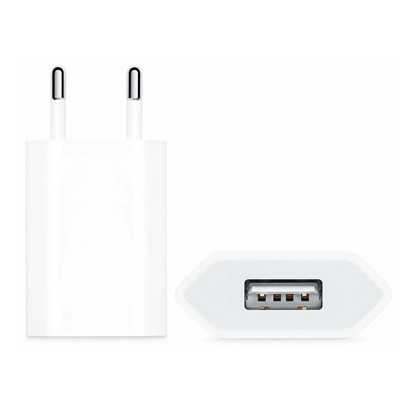 Зарядное устройство USB Apple Power Adapter для iPod и iPhone 12Вт Белый