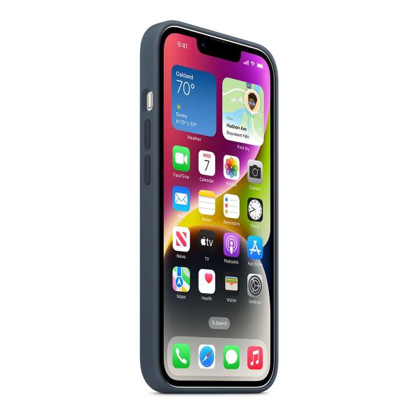 Чехол Silicone Case MagSafe для Apple iPhone 14 Синий