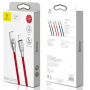 USB кабель Baseus Zinc alloy Cable разъём Lightning Красный