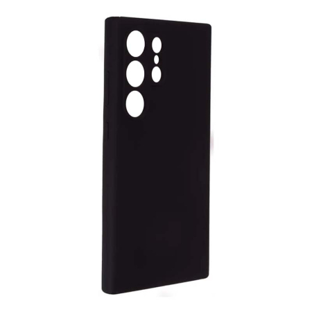 Чехол Silicone Case v2 для Samsung Galaxy S24 Ultra Black, Черный