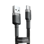 USB кабель Baseus Cafule Cable разъем Type-C (CATKLF-BG1) Черный