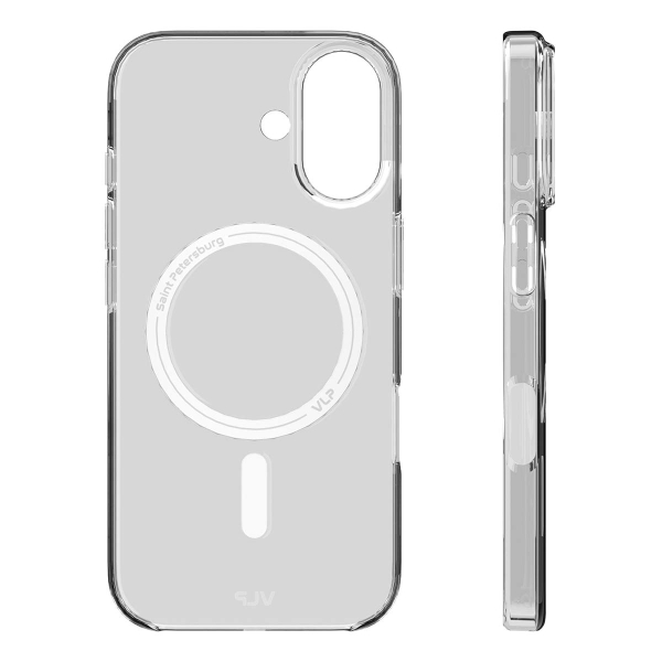 Чехол для iPhone 17 с MagSafe защитный VLP Puro Case Прозрачный