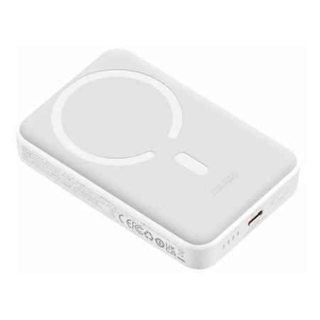 Внешний аккумулятор Baseus 10000mAh Magnetic Mini Wireless Fast Charge Power Bank 30W PPCX110202 (PPCXM1030) Белый