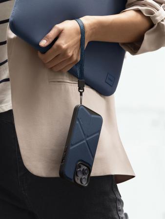 Чехол для iPhone 14 Pro с MagSafe UNIQ Transforma (IP6.1P(2022)-TRSFMBLU) Синий