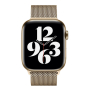 Ремешок для Apple Watch 38/40 mm Gurdini Milanese Loop Champagne Gold, золотой