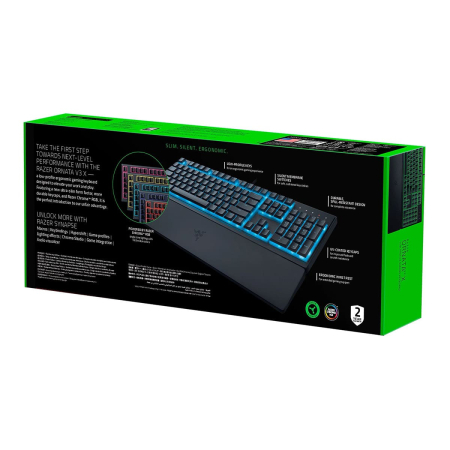 Клавиатура Razer Ornata V3 X (RZ03-04470800-R3R1) Черный