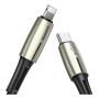 Кабель USB Type-C (m) – Lightning (m) Baseus Waterdrop PD, 18W, 1,3 м (CATLRD-01) Черный