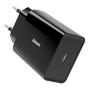Зарядное устройство USB Type-C Baseus Speed Mini 18Вт (CCFS-X01) Чёрный