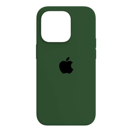 Чехол Silicone Case для Apple iPhone 14 Pro Тёмно-зелёный