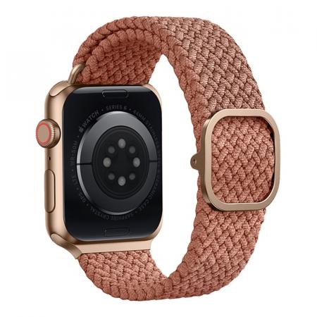 Ремешок UNIQ для Apple Watch 42/44/45 мм ASPEN Strap Braided (44MM-ASPPNK) Розовый