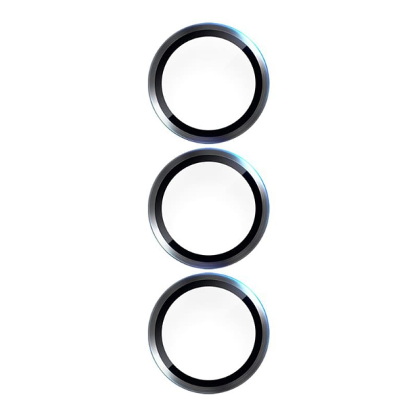 Защитное стекло для камеры Galaxy S24 BLUEO Camera lens Armor metal 3 шт. (NPB28-S24-BLK) Черный