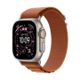 Apple Watch Ultra 3 (2025), 49 мм корпус из титана цвета «Natural», ремешок Alpine Loop размера L цвета «Terra Cotta»