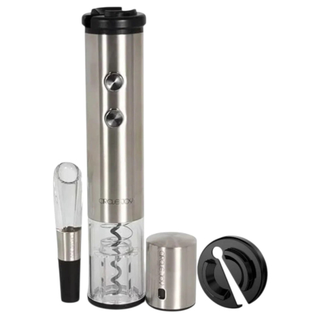 Винный набор Xiaomi Circle Joy Electric Red Wine Opener Set 4в1 (CJ-TZ02) Серебристый