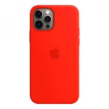 Чехол Silicone Case для Apple iPhone 12 Pro Max Red, красный