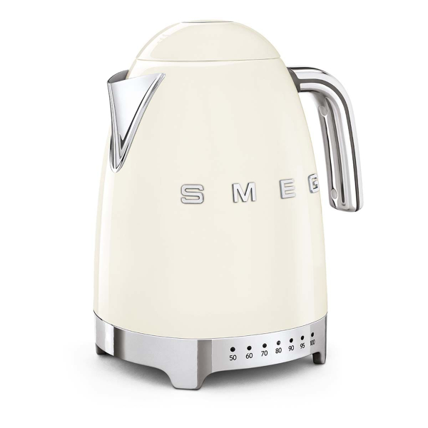 Чайник электрический с регулируемой температурой SMEG 50s style (KLF04CREU) Кремовый