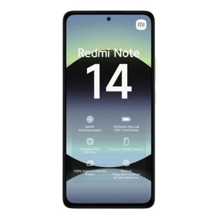 Xiaomi Redmi Note 14 8/256Gb Lime Green, зелёный