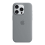 Чехол Silicone Case для Apple iPhone 15 Pro с MagSafe Clay, серый