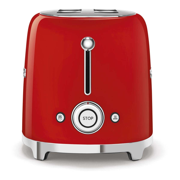 Тостер на 4 ломтика SMEG 50s style (TSF02RDEU) Красный