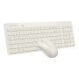 Клавиатуры и мышь беспроводные A4Tech Fstyler FG2300 Air Porcelain, бежевый