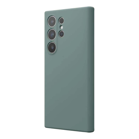 Чехол Silicone Cover для Samsung Galaxy S24 Ultra Темно-зеленый